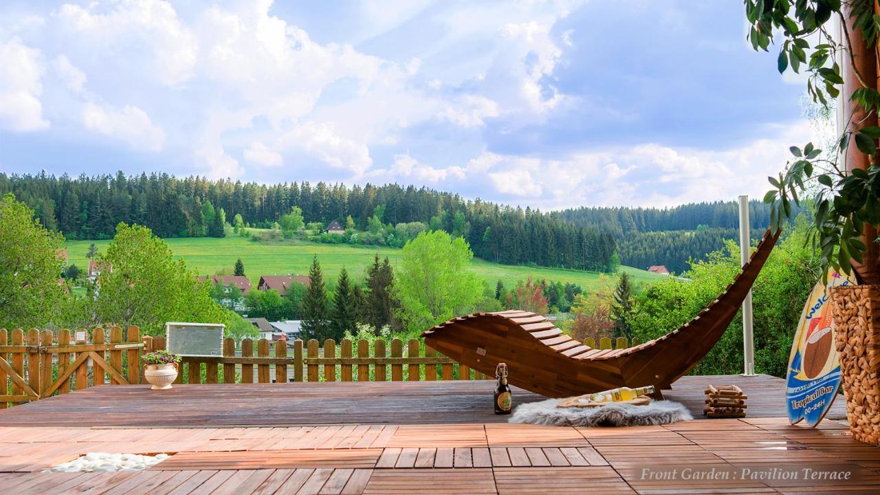 Entire House In Schwarzwald With Mountain View, Private Sauna, Gym, Garden And Terraces Unterkirnach Exterior photo